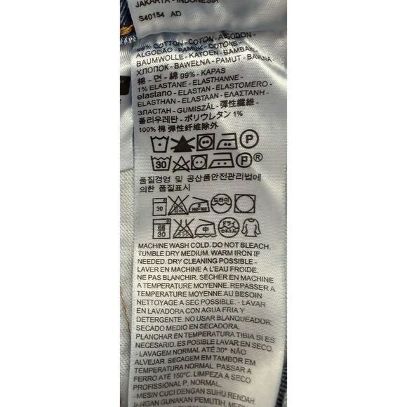 Levis 550 Straight Leg Denim Jeans Stretch Men's Size 34 (Fit 34x33) - Picture 11 of 11